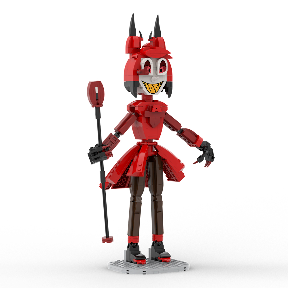 MOC Factory 89090 Hazbin Hotel Alastor Model Bricks 4 - MOC FACTORY MOC Factory 89090 Hazbin Hotel Alastor Model Bricks - Image 4