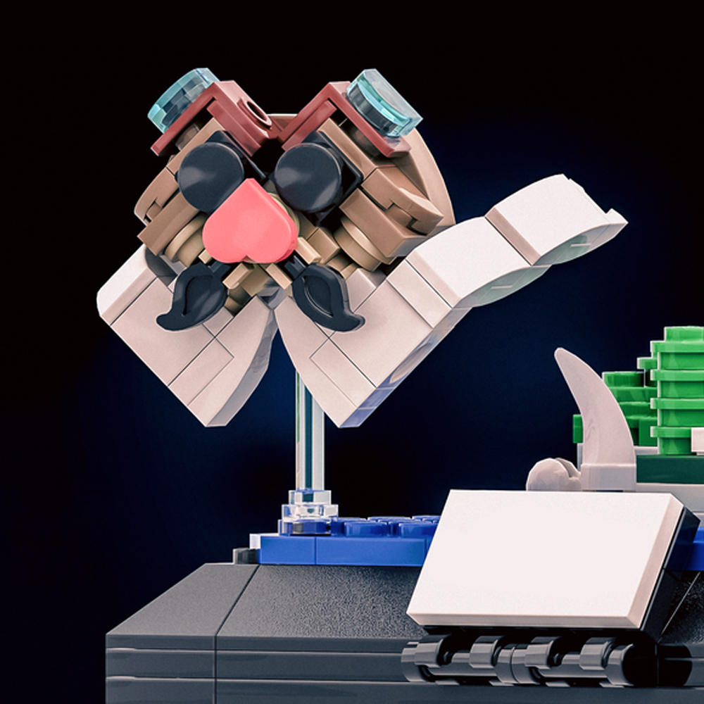 MOC Factory 172829 Porco Rosso Savoia S.21 Model Bricks 6 - MOC FACTORY MOC Factory 172829 Porco Rosso Savoia S.21 Model Bricks - Image 6