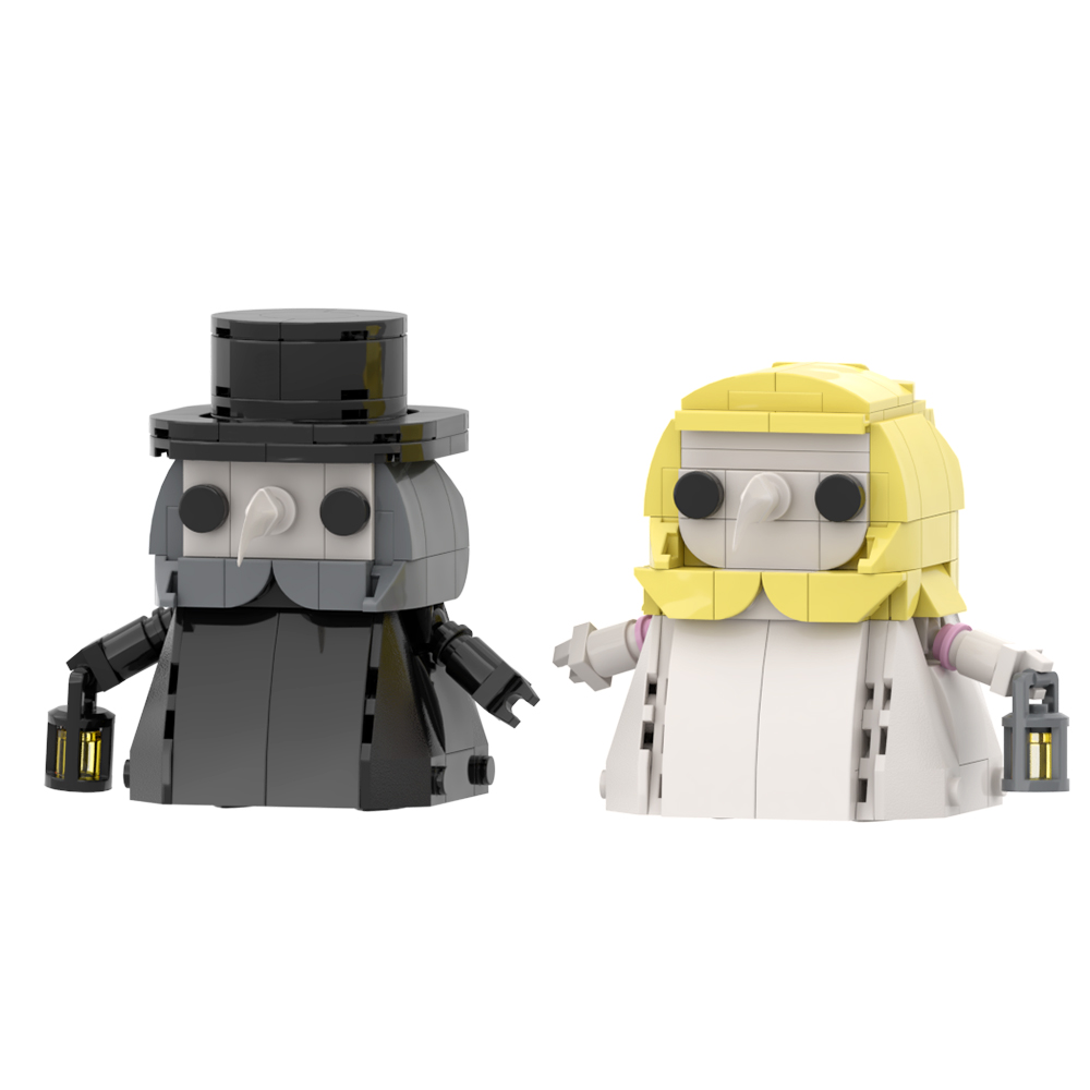 MOC Factory 89037 Plague Doctor Model Bricks 5 - MOC FACTORY MOC Factory 89037 Plague Doctor Model Bricks - Image 5