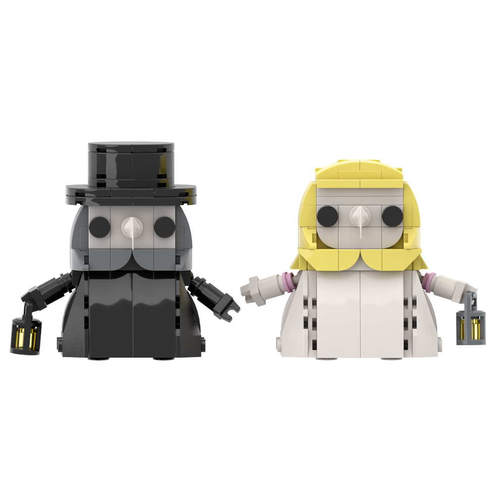 MOC Factory 89037 Plague Doctor Model Bricks 2 - MOC FACTORY MOC Factory 89037 Plague Doctor Model Bricks - Image 2
