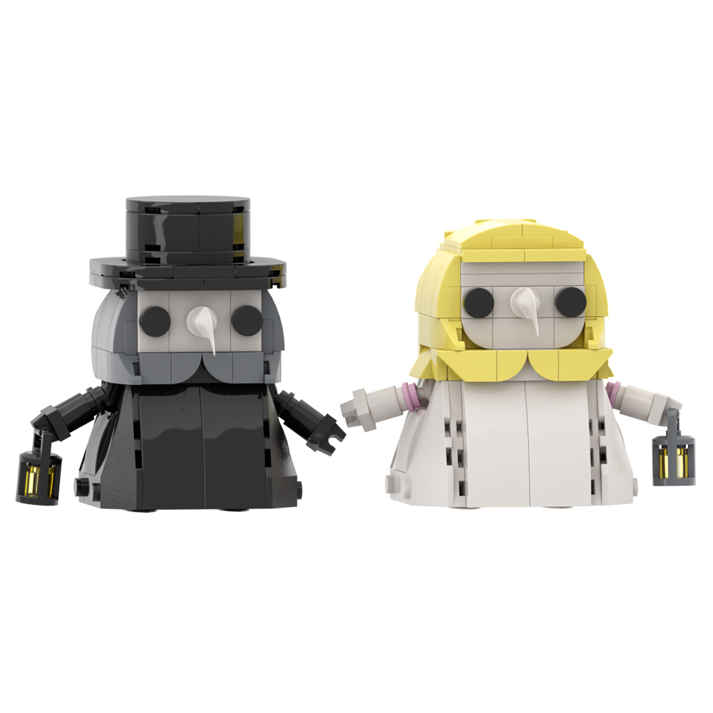 MOC Factory 89037 Plague Doctor Model Bricks 6 - MOC FACTORY MOC Factory 89037 Plague Doctor Model Bricks - Image 6