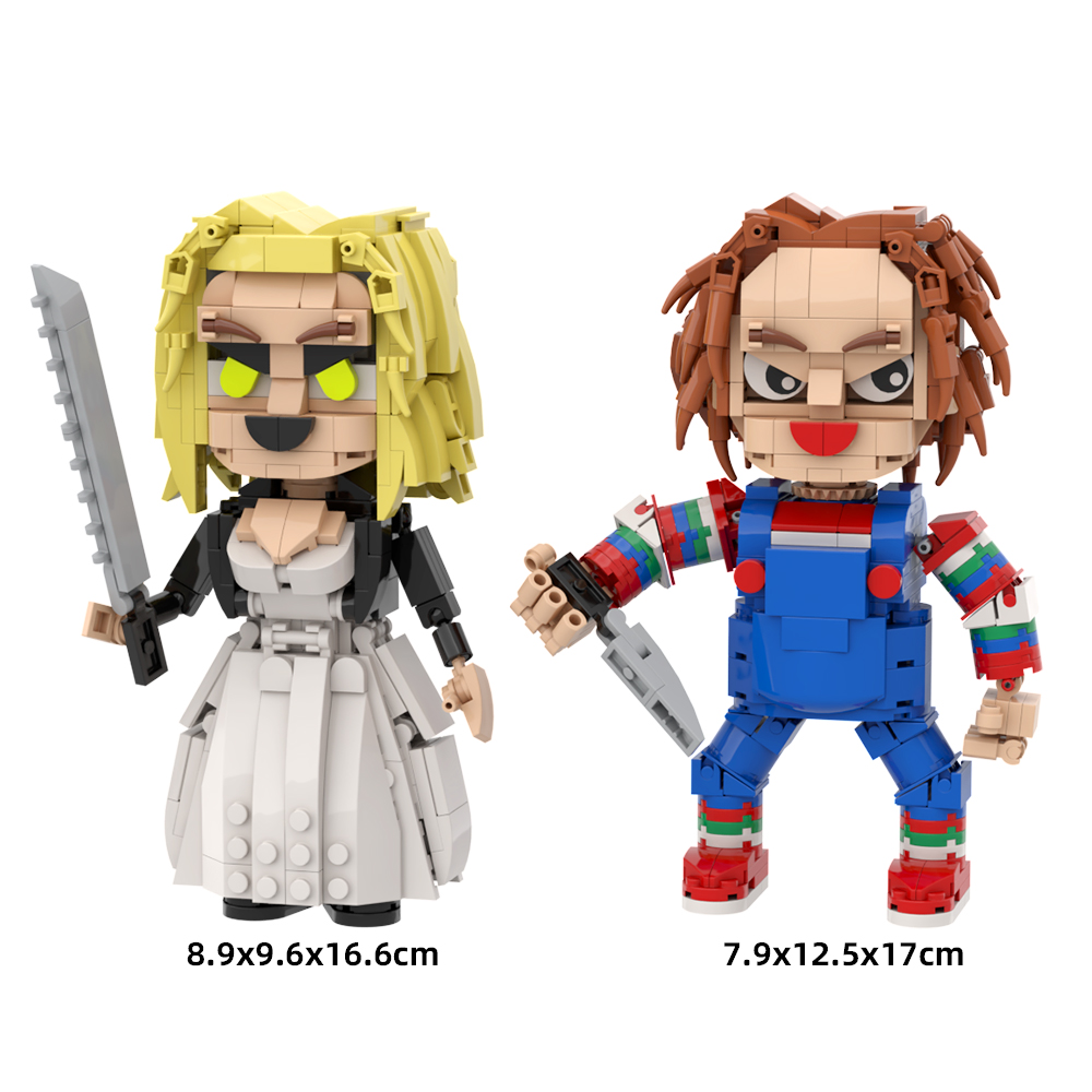 MOC Factory 89058 Chucky and Tiffany Bride Model Bricks 5 - MOC FACTORY MOC Factory 89058 Chucky and Tiffany Bride Model Bricks - Image 5