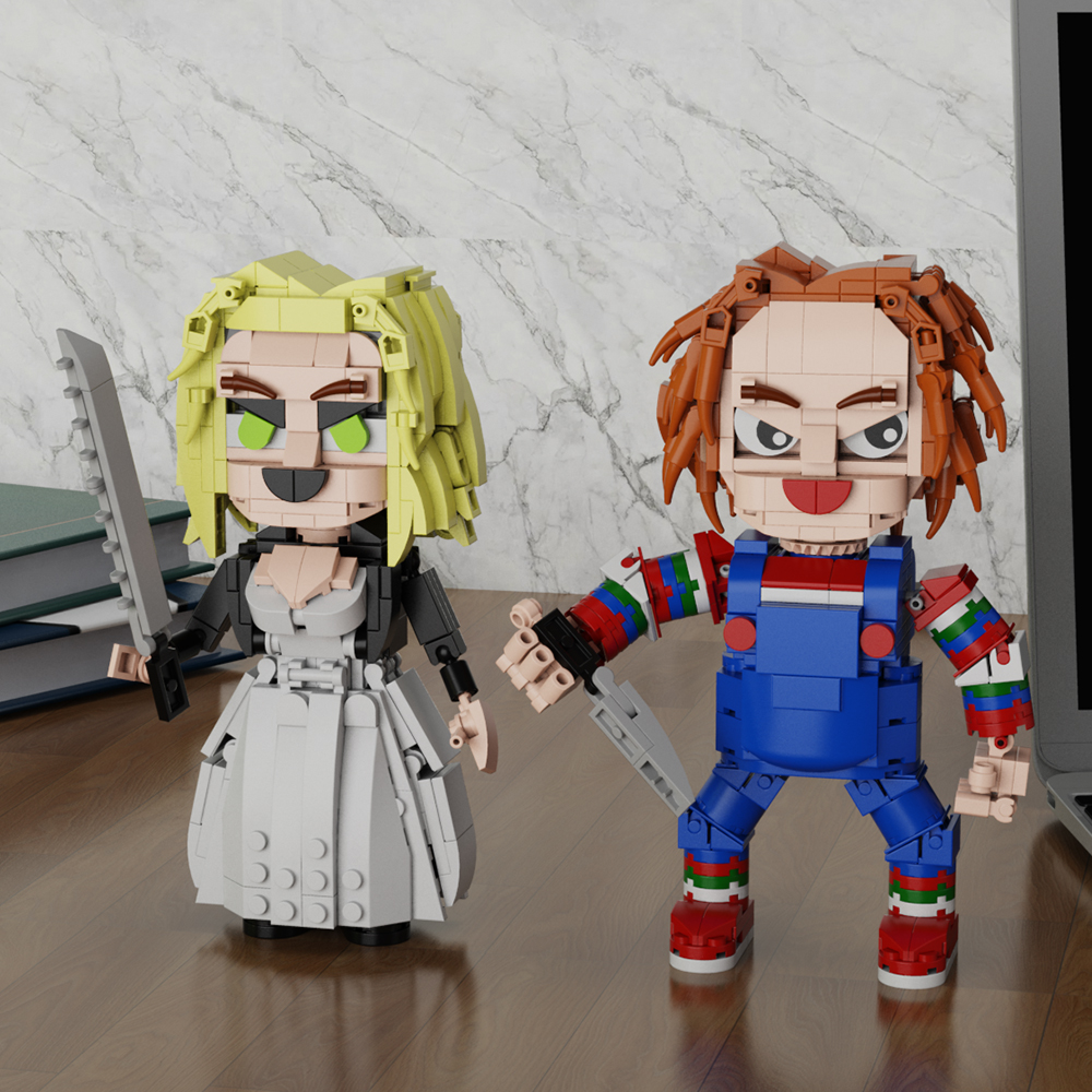 MOC Factory 89058 Chucky and Tiffany Bride Model Bricks 10 - MOC FACTORY MOC Factory 89058 Chucky and Tiffany Bride Model Bricks - Image 10
