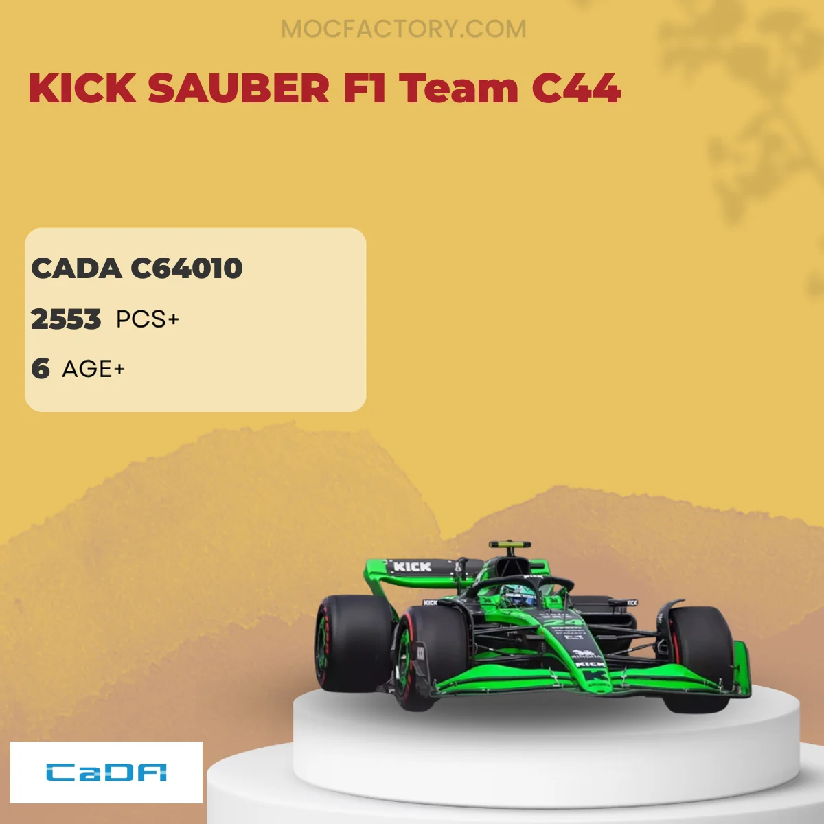 CADA C64010 KICK SAUBER F1 Team C44 Model Bricks