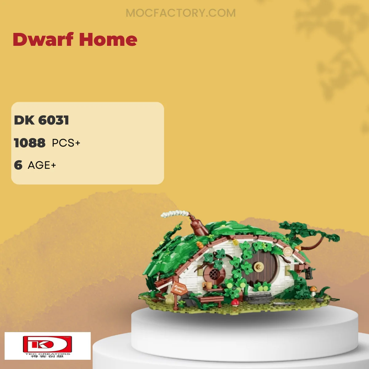 DK 6031 Dwarf Home Model Bricks