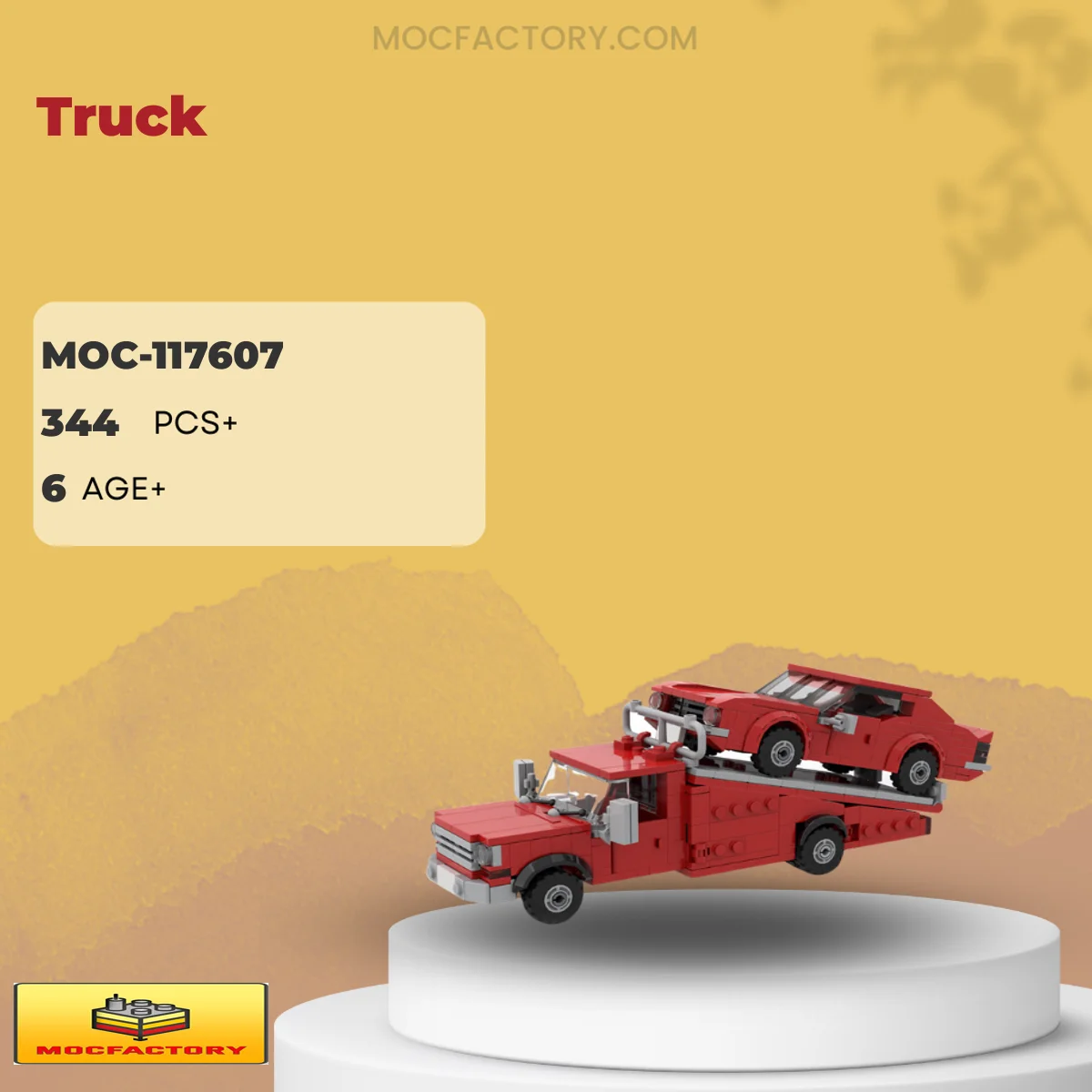 MOC Factory 117607 Truck&Racing Car Combo Pack Model Bricks