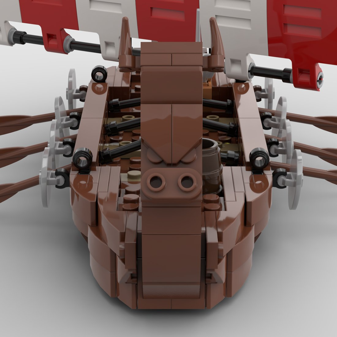 MOC Factory 98225 The Viking Longship Model Bricks 5 - MOC FACTORY MOC Factory 98225 The Viking Longship Model Bricks - Image 5