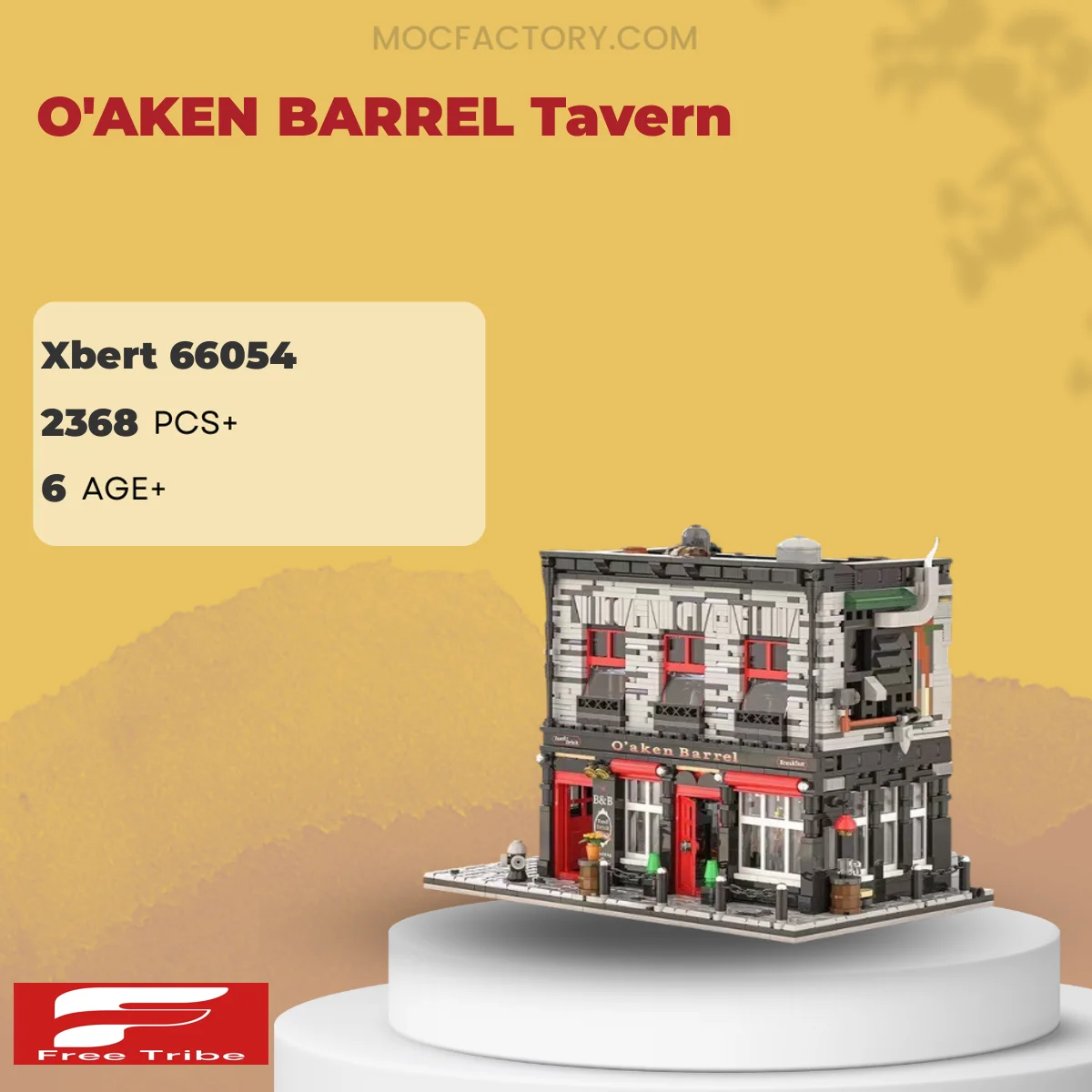 Xbert 66054 O'AKEN BARREL Tavern Model Bricks