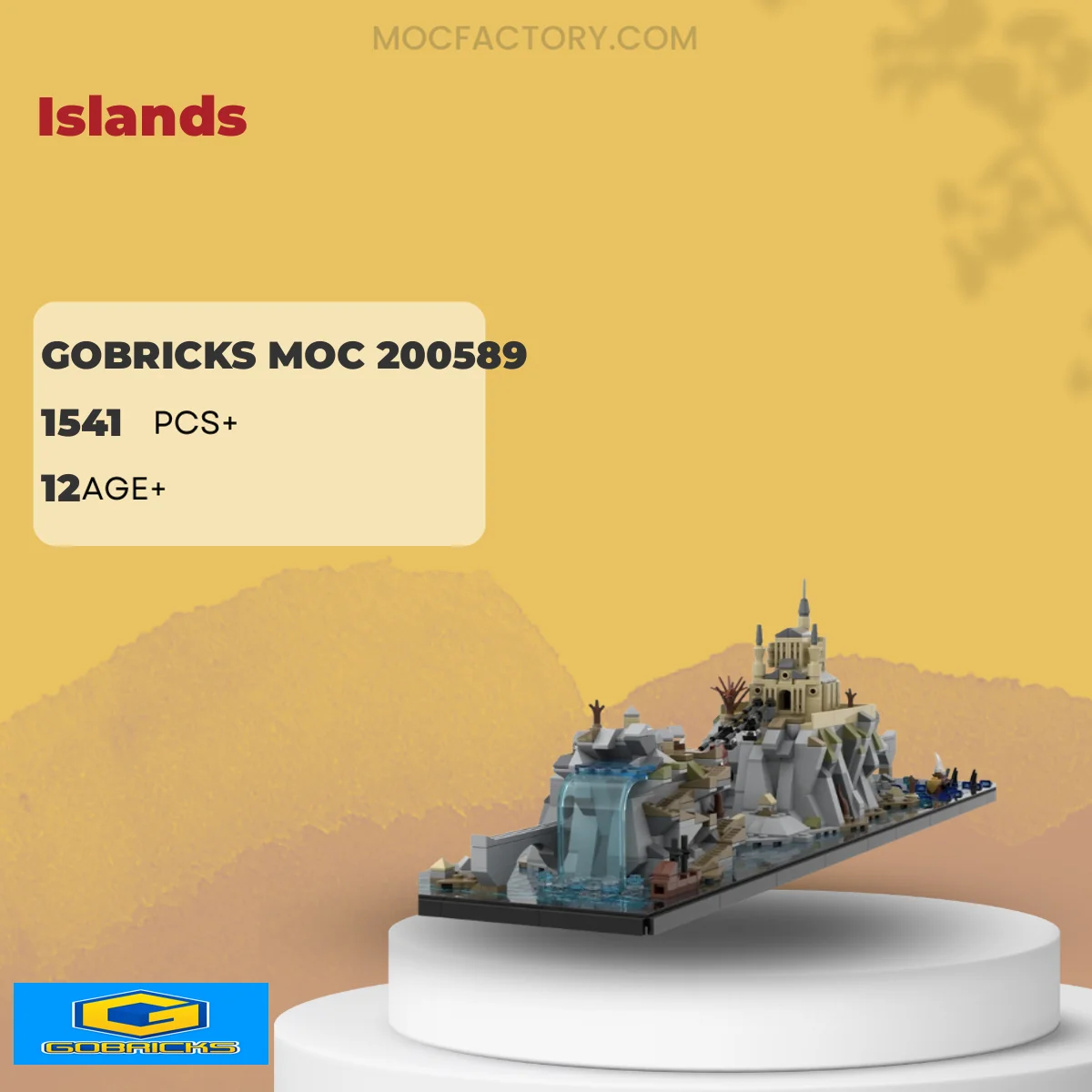 Gobricks 200589 Islands Model Bricks