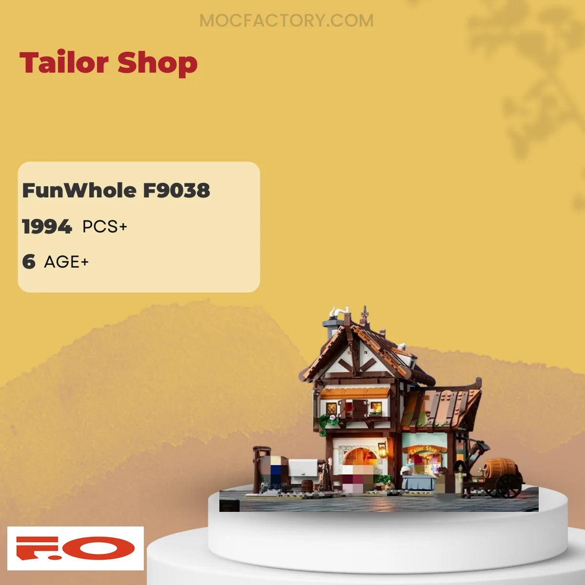 FunWhole F9038 Tailor Shop Model Bricks