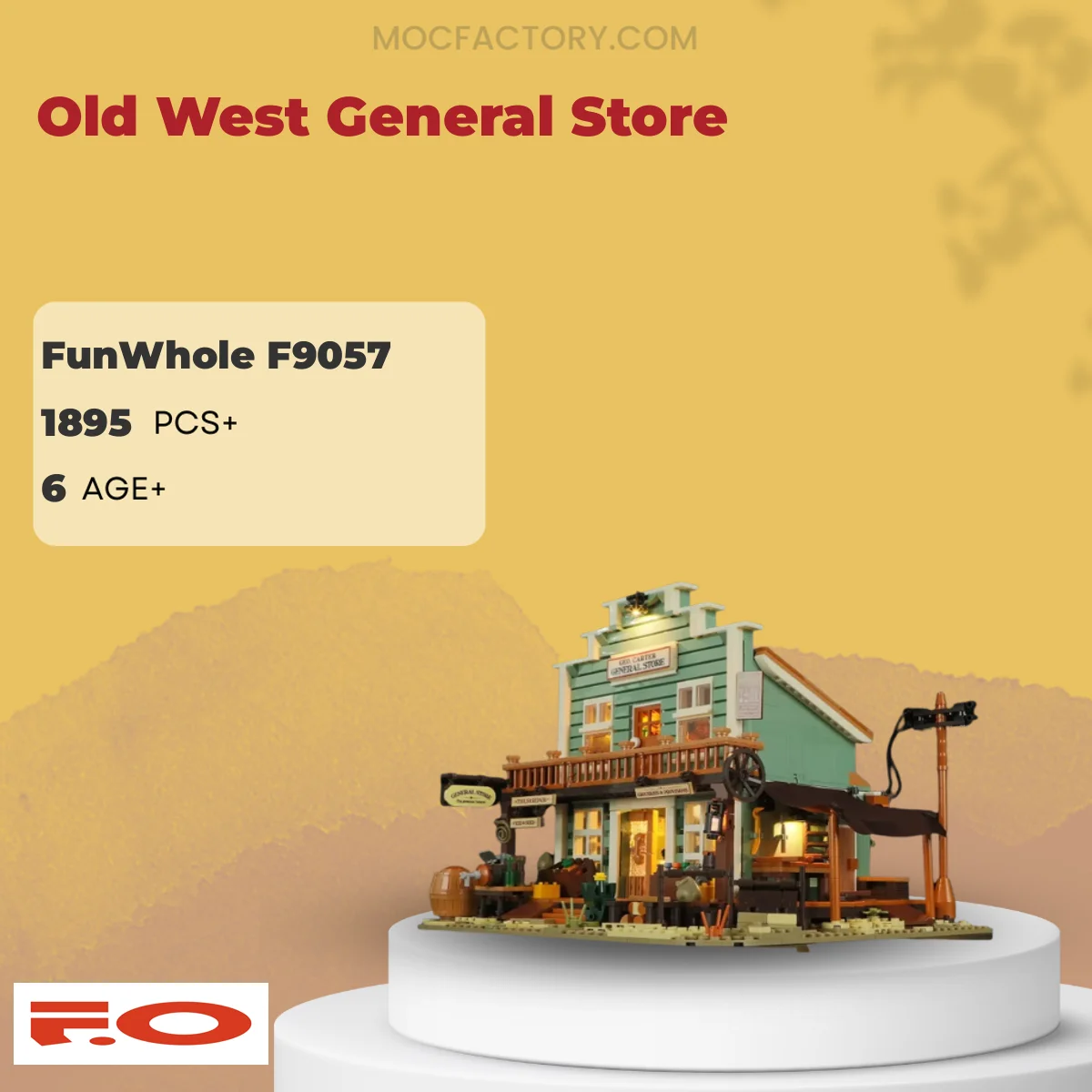 FunWhole F9057 Old West General Store Model Bricks