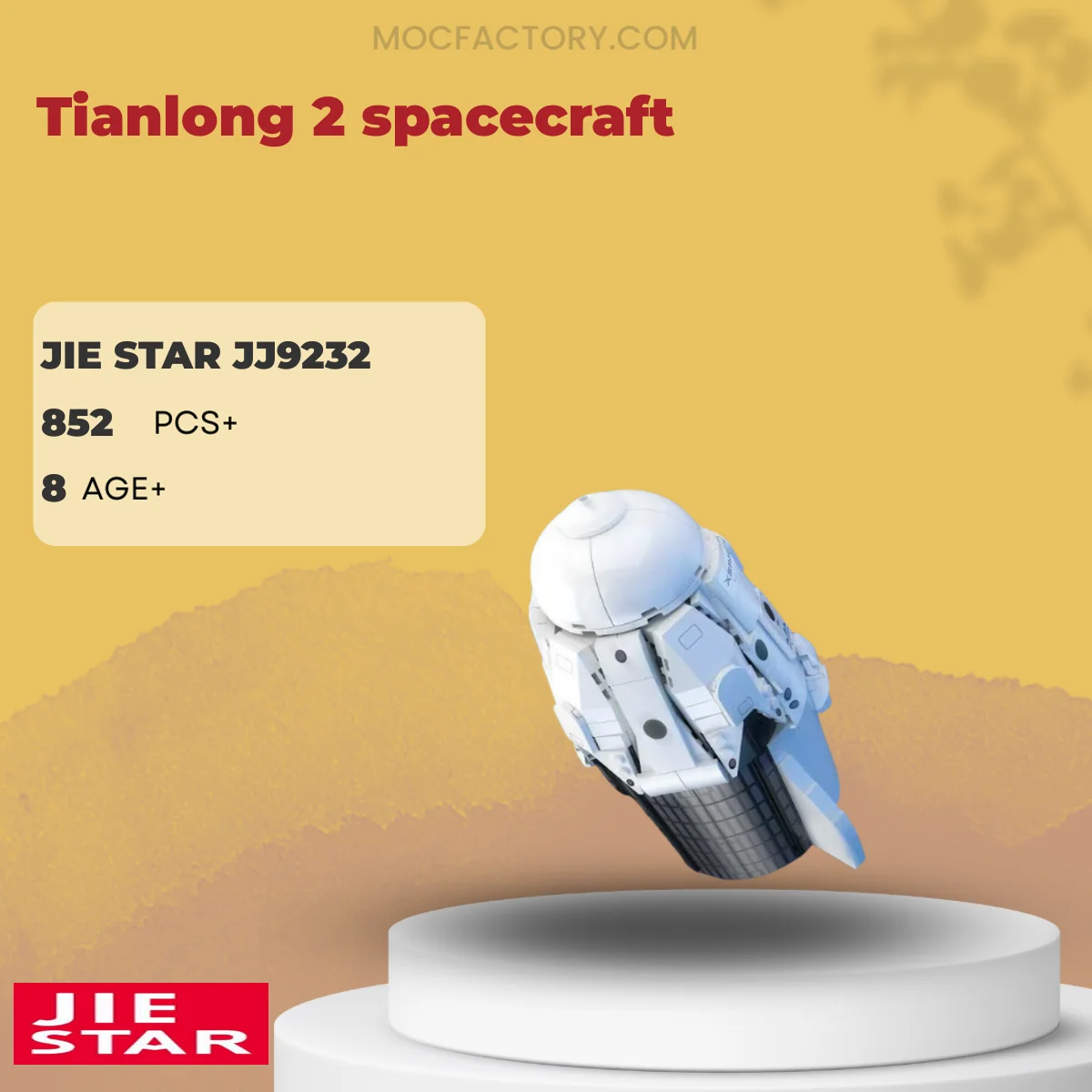 JIESTAR JJ9232 Tianlong 2 spacecraft Model Bricks