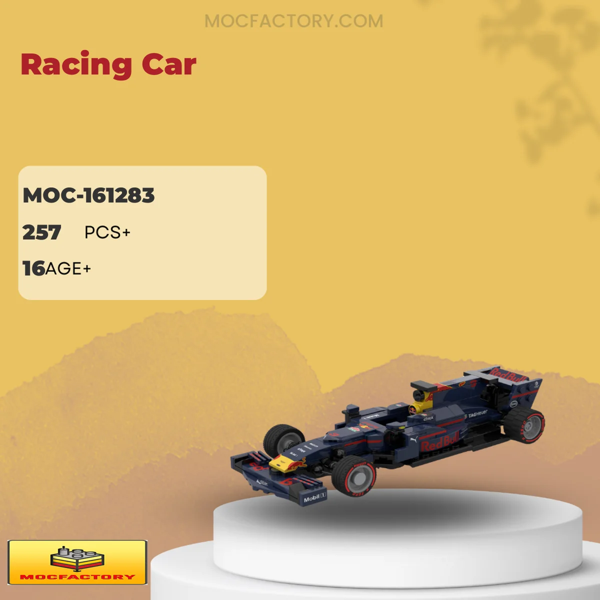 MOC Factory 161283 Racing Car Model Bricks