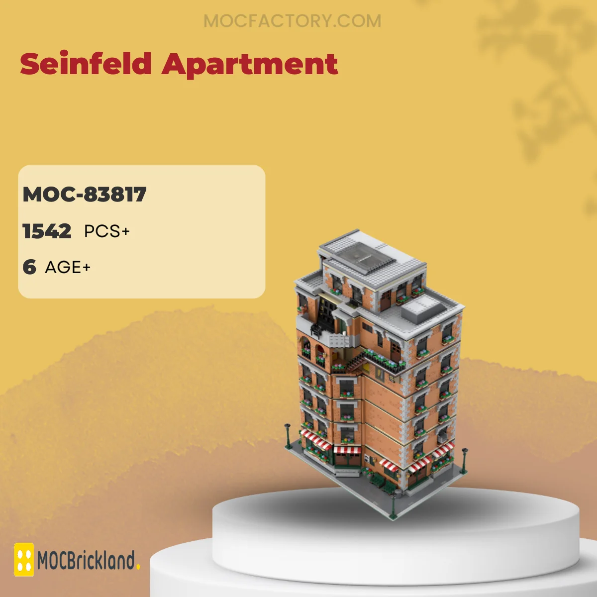 MOCBRICKLAND 83817 Seinfeld Apartment Model Bricks